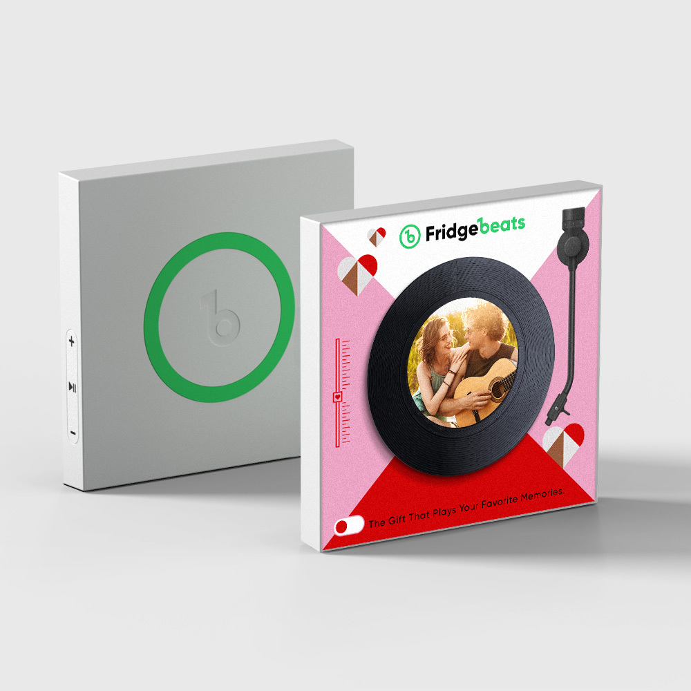 El Imán Personalizado Para Nevera Con Música Y Fotografías Puede Personalizar De 1 A 6 Vinilos Y Canciones - santacalcetines