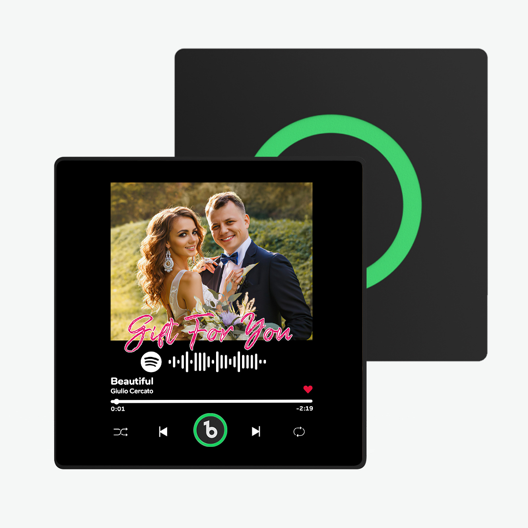 Imán De Nevera De Música Personalizado Con Marco Colorido Imán De Nevera Personalizado De Spotify Con Foto De Regalo De Boda