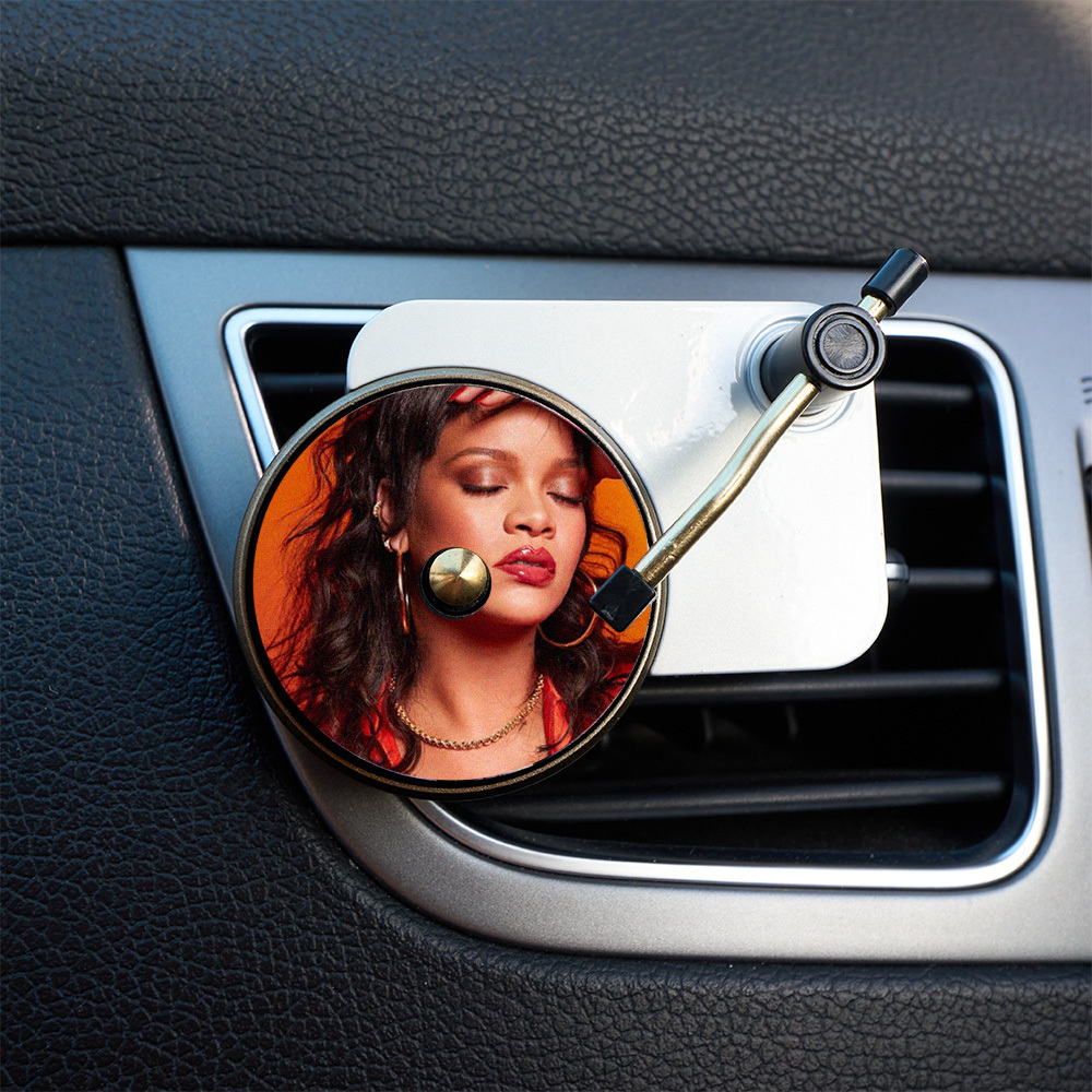 Personaliza Los Ambientadores De Vinilo Para Tocadiscos, Diseña Tu Coche Con Tus Álbumes Favoritos, Ambientador Rosa Para Coche, Tocadiscos Pop Smoke - santacalcetines