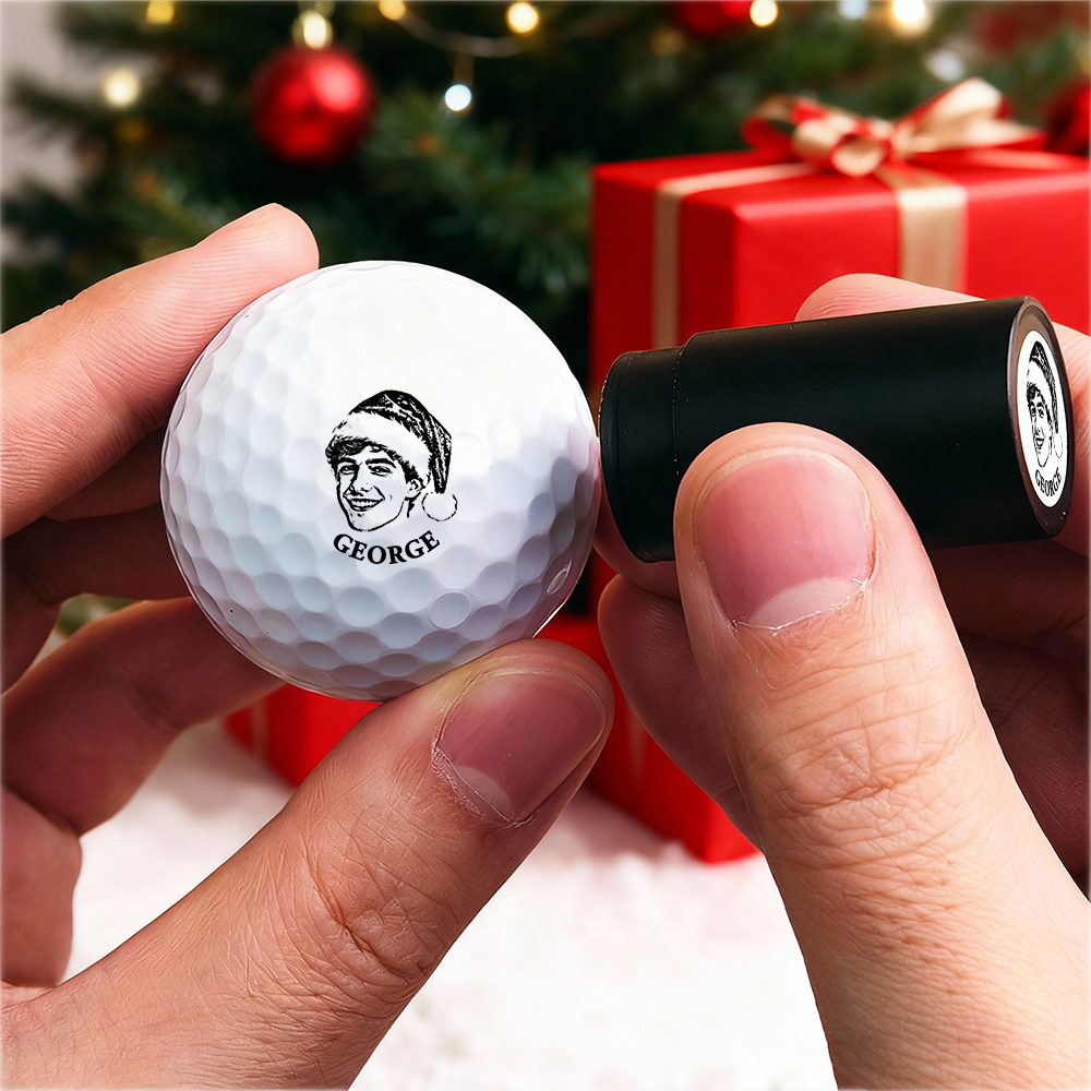 Pelota De Golf Personalizada Con Foto Y Caja Metálica De Almacenamiento. Ideal Como Regalo De Cumpleaños O Para Jugadores De Golf. - santacalcetines