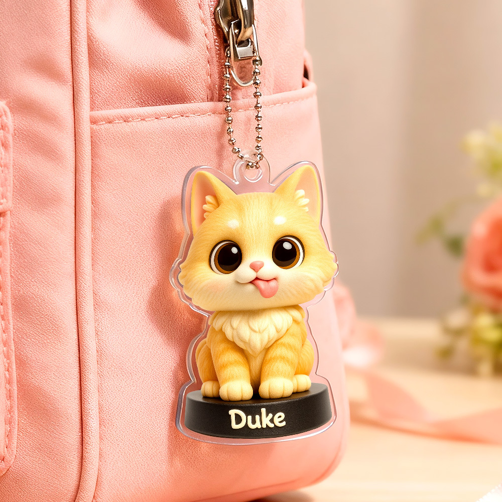 Percha De Acrílico Personalizada Para Coche: Regalos Divertidos Para Un Momento Especial Con Tu Mascota. Regalo Personalizado Para Amantes De Las Mascotas. - santacalcetines