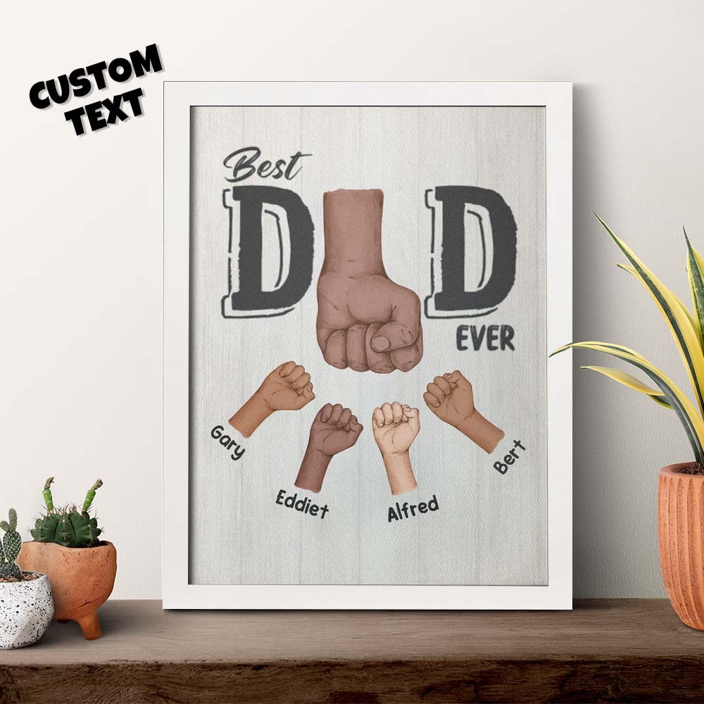 El Mejor Papá De Todos Los Tiempos - Adornos Personalizados Personalizados Para La Familia - Regalo Del Día Del Padre Para Papá - santacalcetines