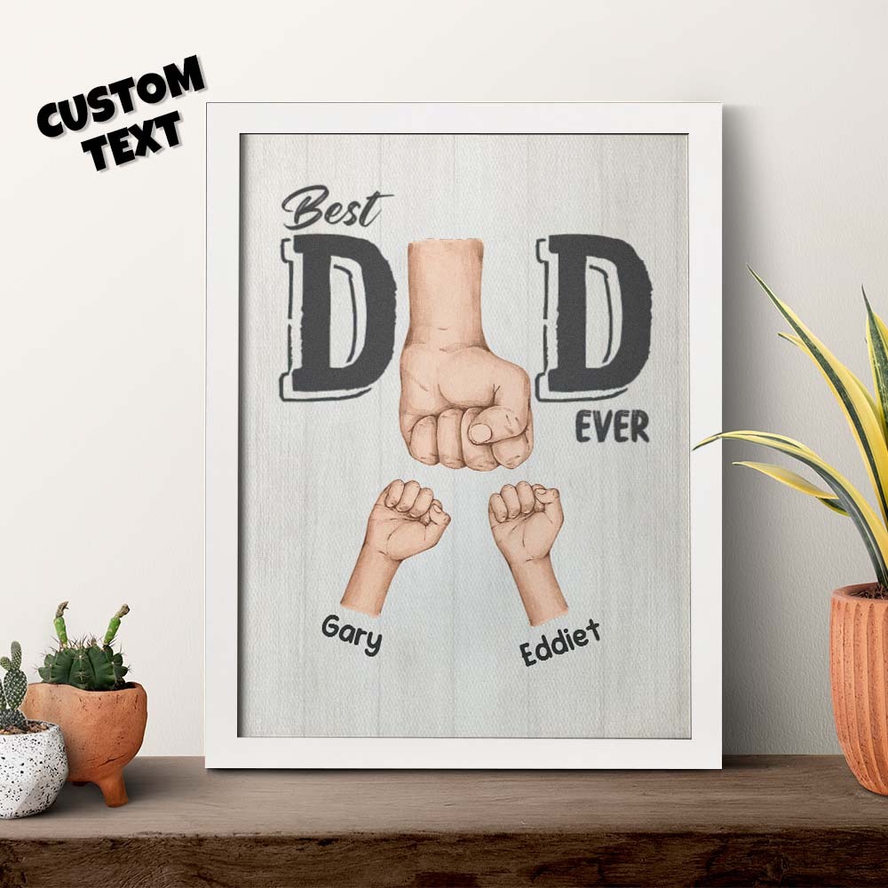 El Mejor Papá De Todos Los Tiempos - Adornos Personalizados Personalizados Para La Familia - Regalo Del Día Del Padre Para Papá - santacalcetines