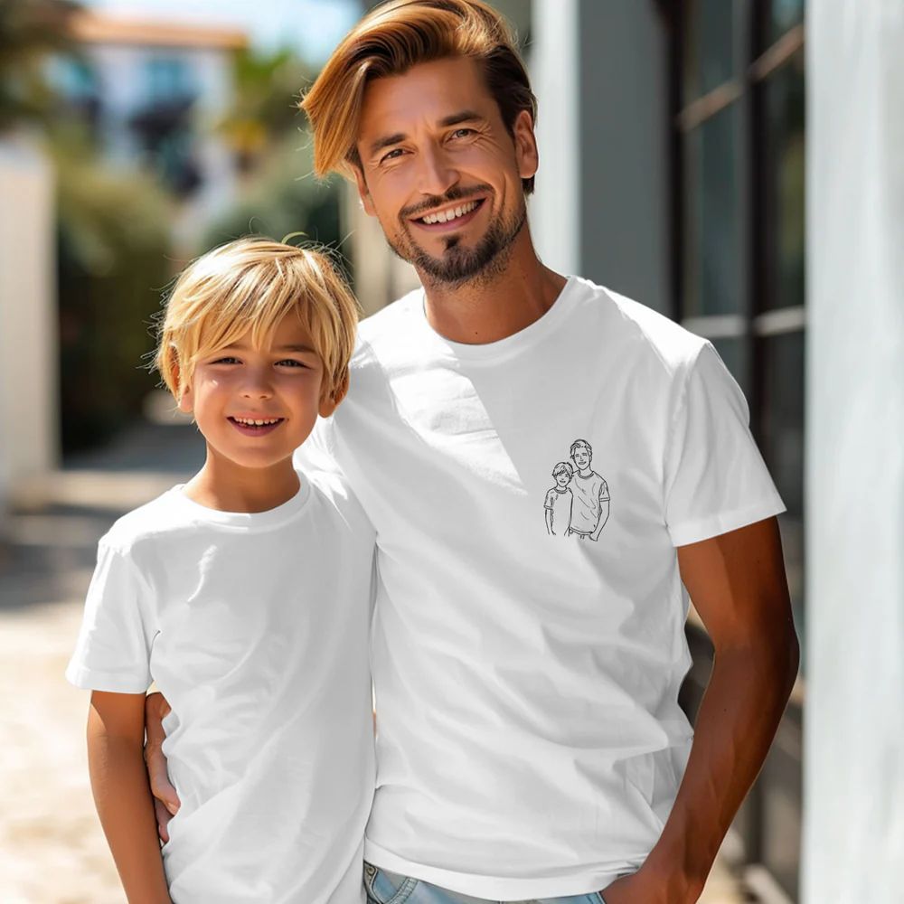 Regalos Del Día Del Padre, Camisa Con Foto Personalizada Para Papá, Camisa Del Día Del Padre, Camisa Personalizada Con Retrato De Papá, Regalos De Cumpleaños De Papá, Regalo Para El Esposo - santacalcetines