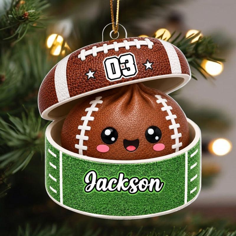 Juegos De Pelota Personalizados Dumpling Squishy Style - Adorno Acrílico Personalizado - Regalo De Navidad Para Hija, Hijo Y Nietos - santacalcetines