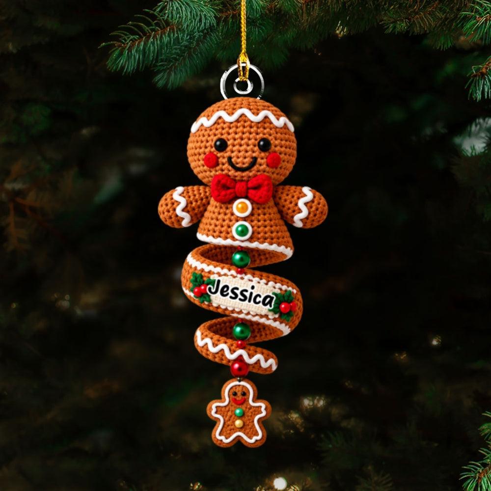 Adorno Familiar Personalizado, Regalo De Navidad Para Miembros De La Familia • Merry Little Miracle - Adorno Acrílico Personalizado - santacalcetines