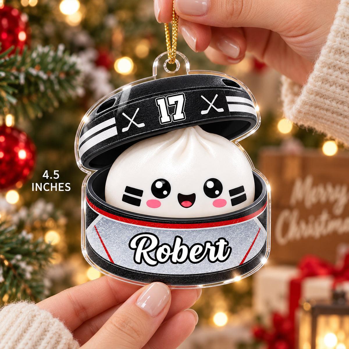 Juegos De Pelota Personalizados Dumpling Squishy Style - Adorno Acrílico Personalizado - Regalo De Navidad Para Hija, Hijo Y Nietos - santacalcetines
