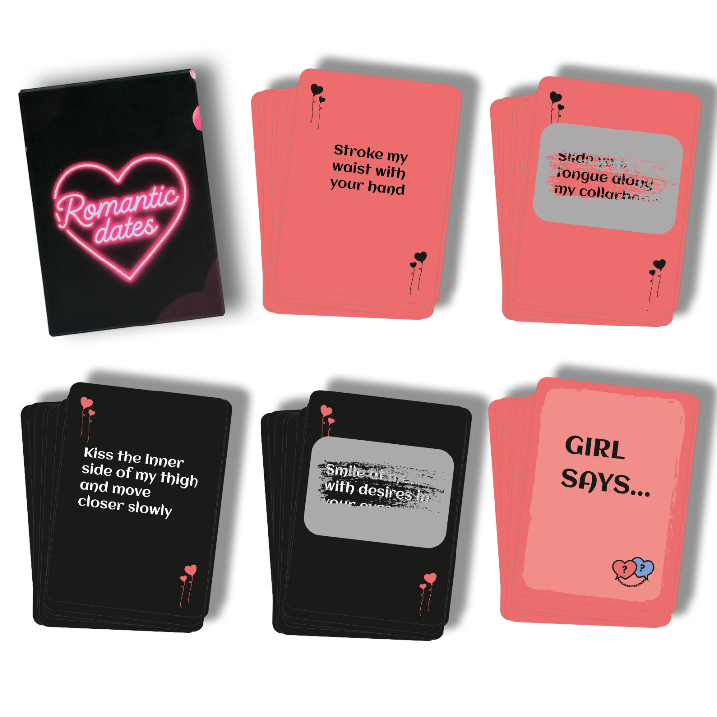 Tarjetas De Rascar Y Dulces Sorpresa Para Parejas, Juego Romántico De Cita Nocturna Para Parejas Y Parejas Casadas, Naipes De San Valentín - santacalcetines