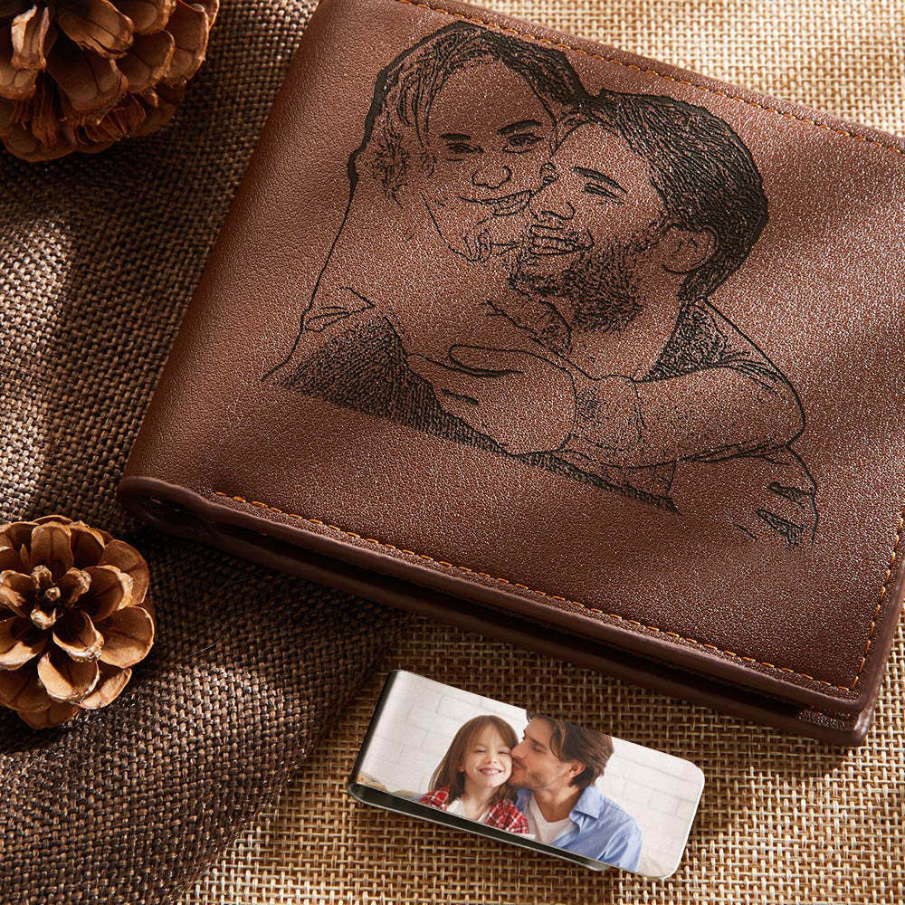 Clips De Dinero Personalizados Con Foto, Clips De Metal Personalizados, Regalo Para Padre, Amante Y Marido -