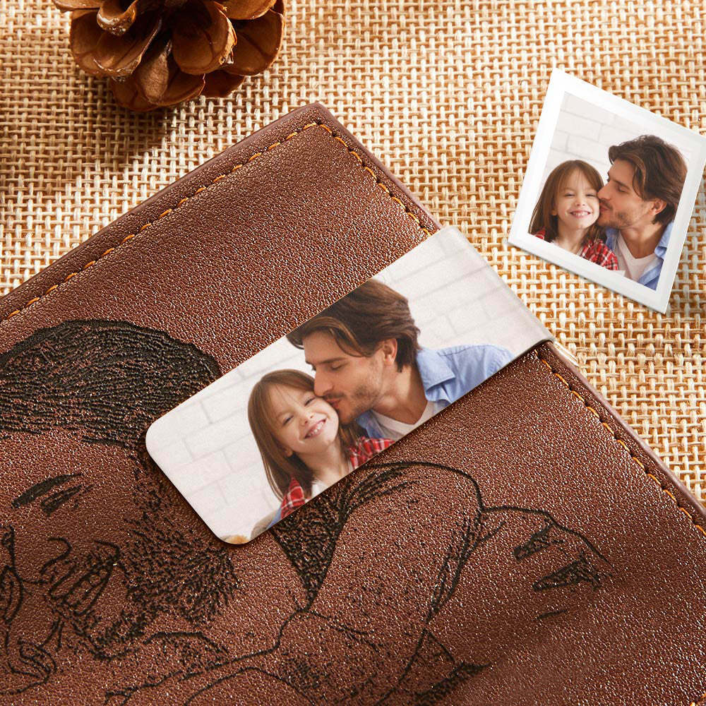 Clips De Dinero Personalizados Con Foto, Clips De Metal Personalizados, Regalo Para Padre, Amante Y Marido -