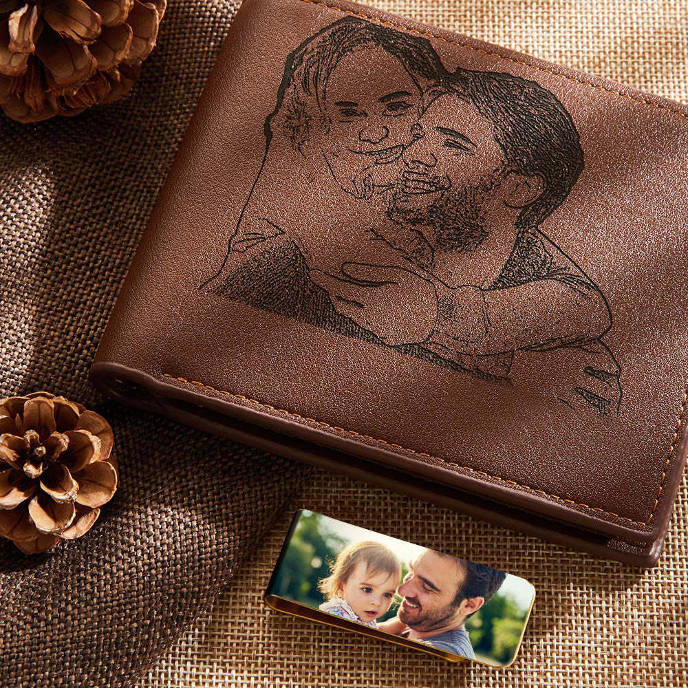 Clips De Dinero Personalizados Con Foto, Clips De Metal Personalizados, Regalo Para Padre, Amante Y Marido -