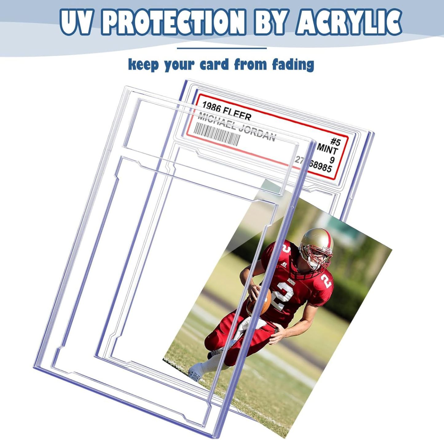 Acrylic Card Holder  (13.5*8*1CM) - santacalcetines