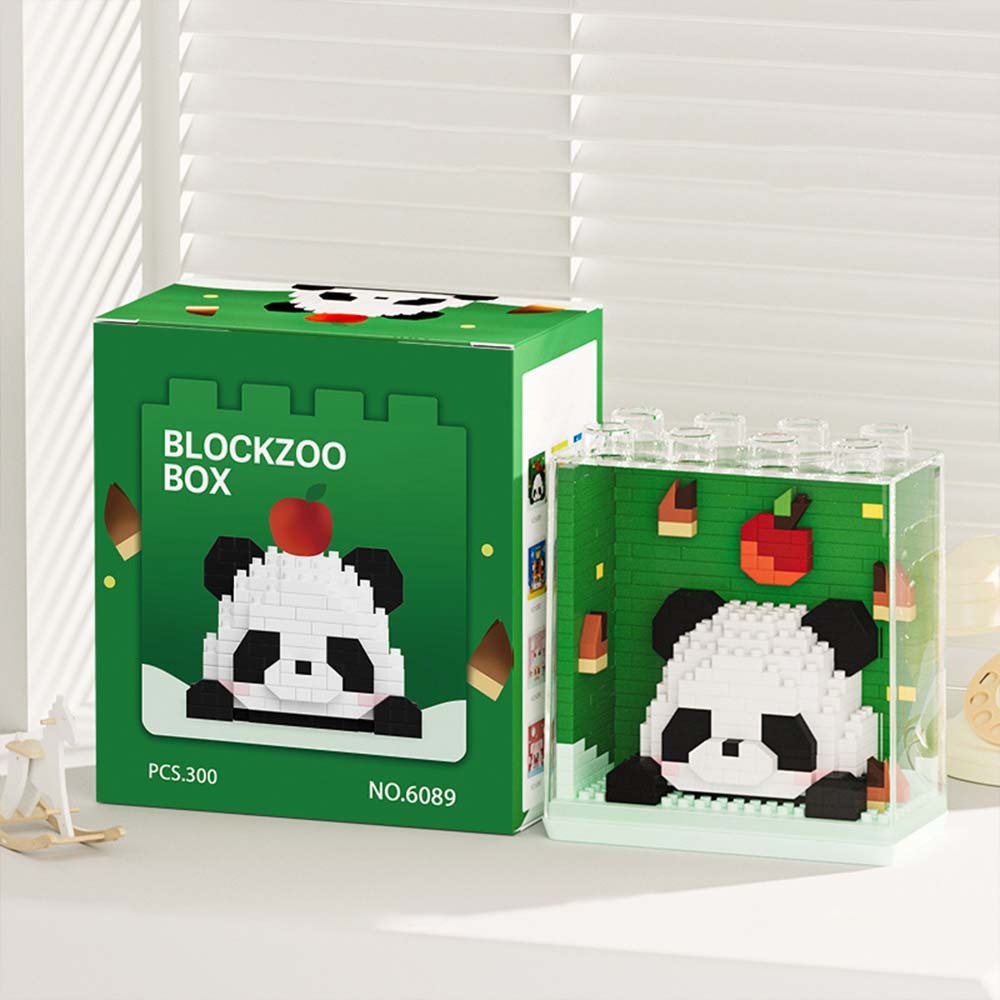 Bloques De Construcción Con Temática De Animales, Juguete Creativo De Bloques De Construcción Del Zoológico, Regalo Para Niños