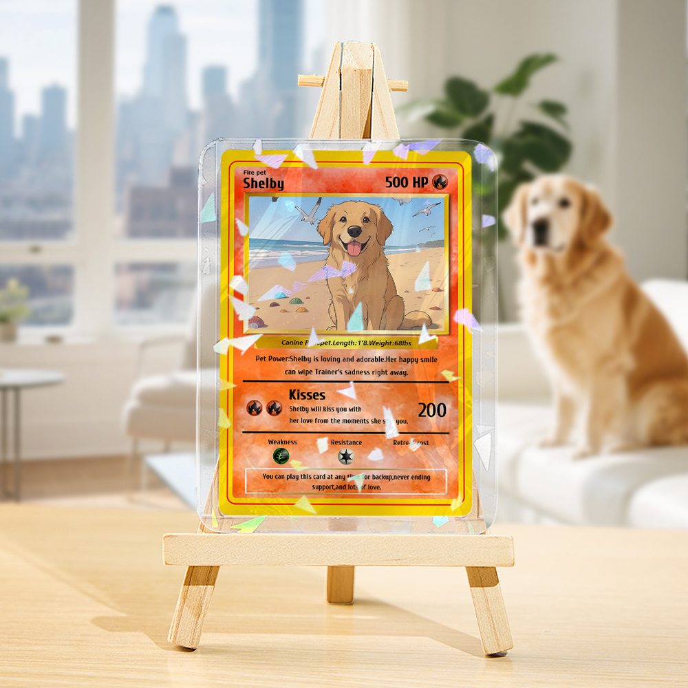 Tarjeta De Mascota De Anime Personalizada, Regalo De Amor Personalizado Para Aniversario, Día De San Valentín O Cumpleaños Para Amantes De Las Mascotas. - santacalcetines