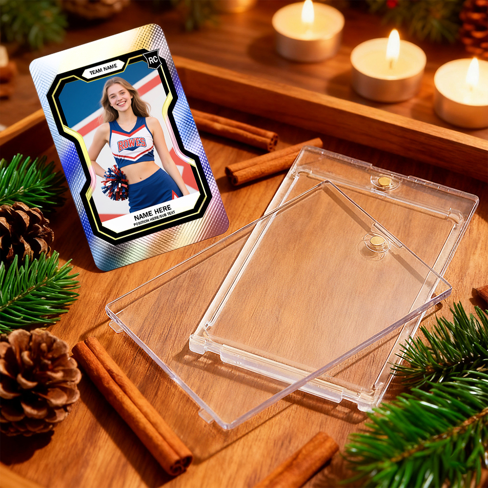 Tarjeta Deportiva Personalizada Tarjeta Fotográfica Totalmente Deportiva Día Del Padre Navidad Acción De Gracias Ocasiones Especiales - santacalcetines