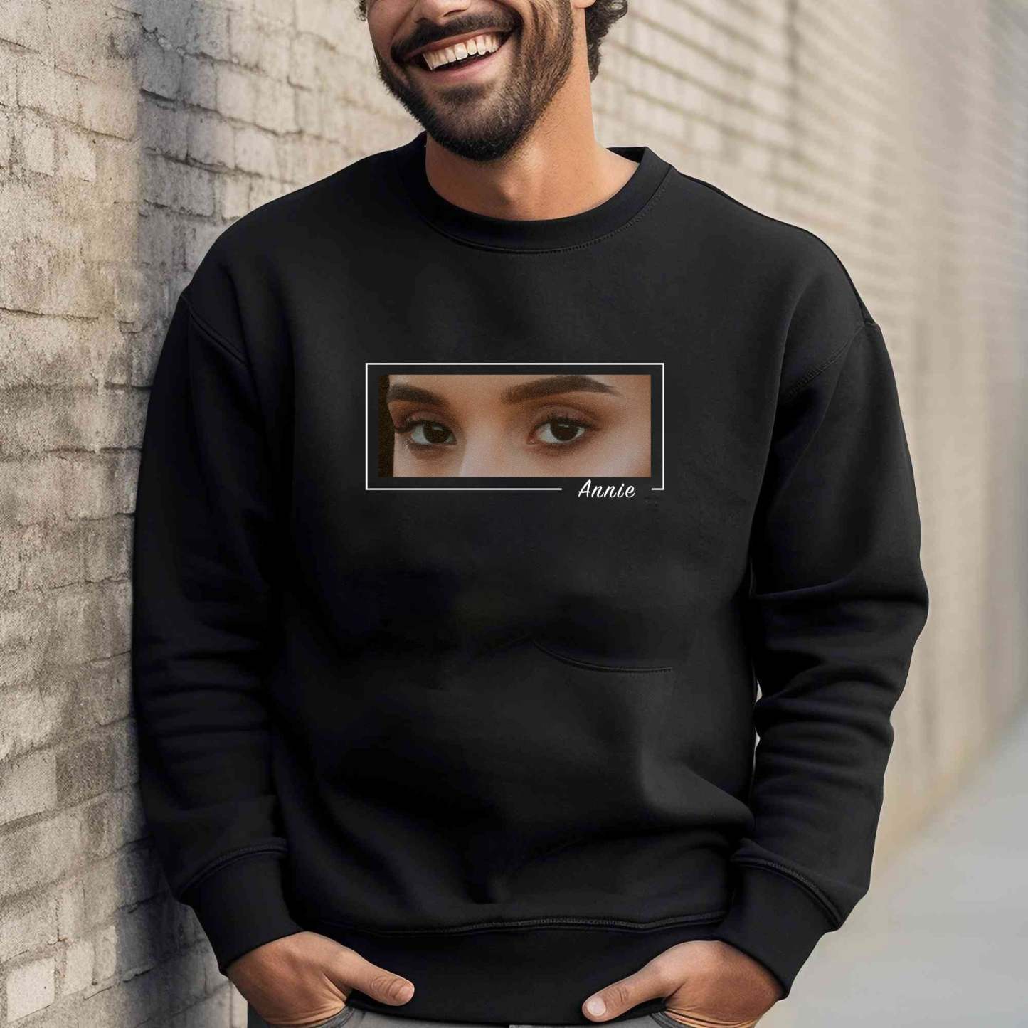 Camiseta Con Ojos Personalizados Únicos Camiseta Con Ojos De Tu Ser Querido Camiseta Con Ilustraciones De Ojos Personalizadas Arte Único Con Bocetos De Ojos A Partir De Una Foto Regalo Para Tu Amor - santacalcetines