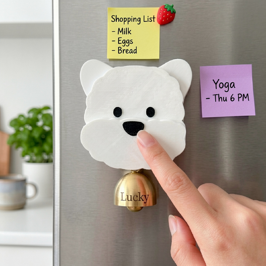 Imán 3d Personalizado Para Nevera Con Foto De Mascota, Ideal Para Amantes De Los Animales. - santacalcetines