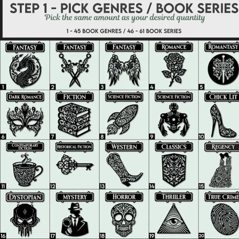 Divisores De Estantería Hechos A Mano, Letreros Para Tabernas, Decoración De Bibliotecas, Regalos De Libros, Organizadores De Bibliotecas, Regalos Para Lectores - santacalcetines