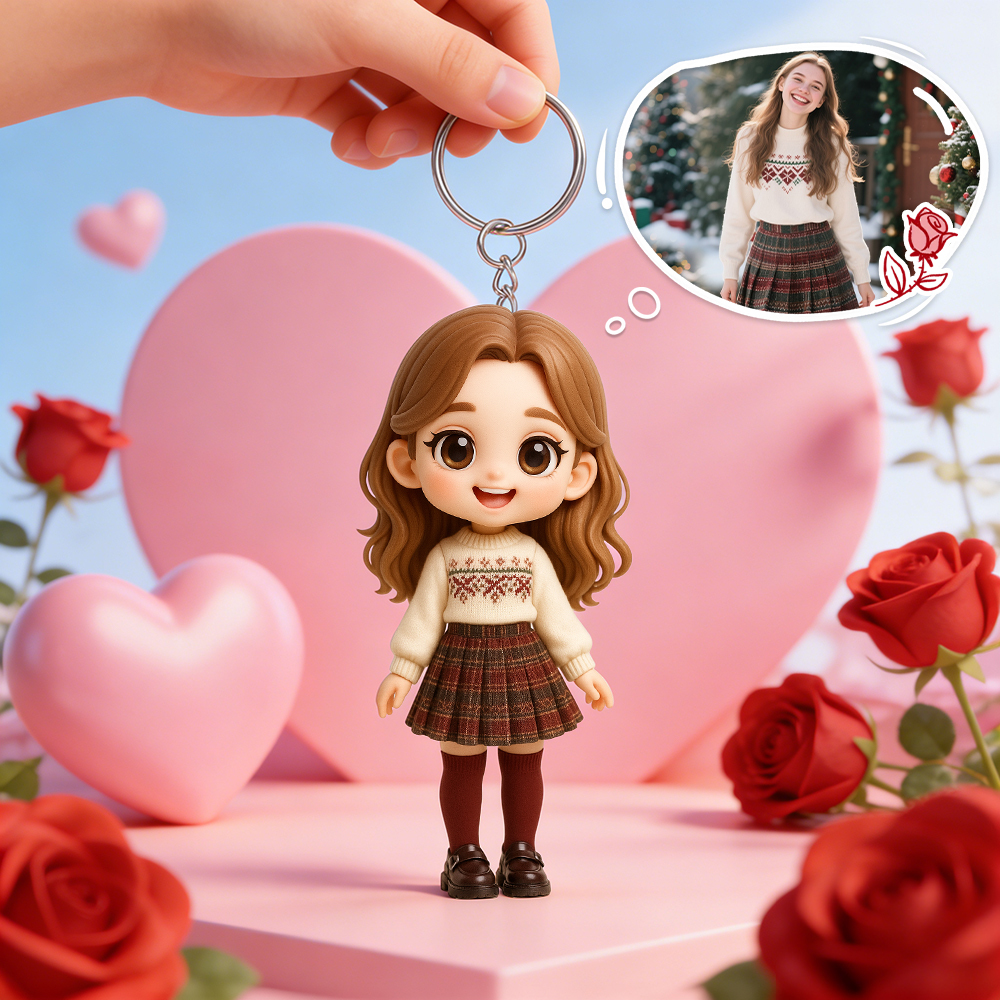 Ciondolo Per Zaino Con Personaggio Personalizzato, Simpatico Accessorio 3d Da Regalare