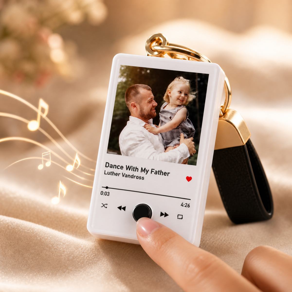 Portachiavi Musicale Con Foto Personalizzato, Portachiavi Acrilico Con Registrazione Vocale Personalizzata, Portachiavi Stile Album Fotografico Fai Da Te, Messaggio Sonoro Personalizzato Regalo Per Famiglia, Coppia E Amici - mymoonlampit