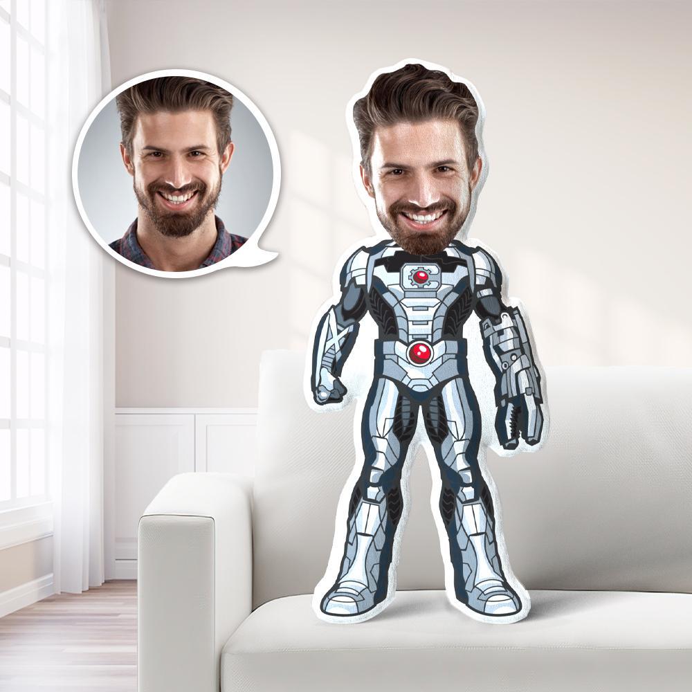 Foto Personalizzata Cuscino Per Il Viso Cuscino Per Il Viso Personalizzato Cuscino Per Foto Cyborg Costume Per Bambola Regalo Unico - fotolampadaluna