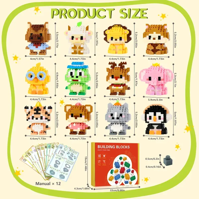 Calendario Dell'avvento Di Natale Da 12/24 Giorni Mini Blocchi Di Costruzione Natalizi Il Meglio Del Regalo Creativo - mymoonlampit