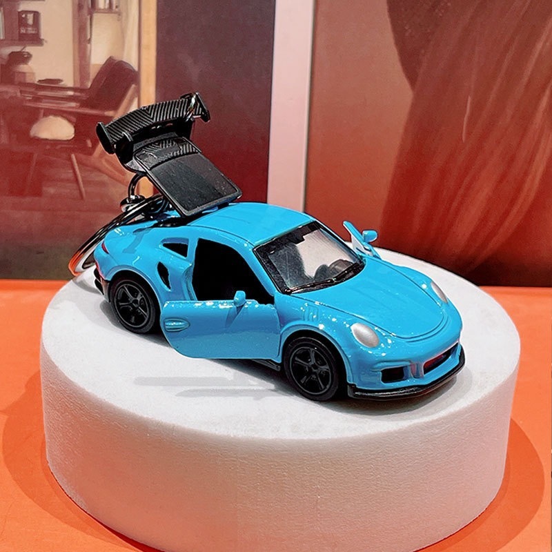 Set Regalo Di Portachiavi Con Auto Sportive In Metallo Pressofuso – Modellini Da Corsa In Miniatura Per Appassionati Di Auto, Regalo Di Natale O Compleanno - mymoonlampit