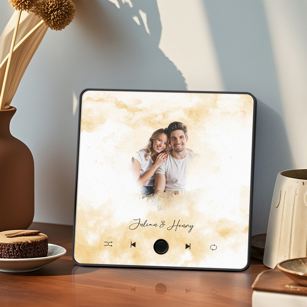 Magnete Per Frigorifero Con Album Personalizzato Il Magnete Per Frigorifero Con Musica Personalizzata Può Riprodurre Brani E Regolare Il Volume