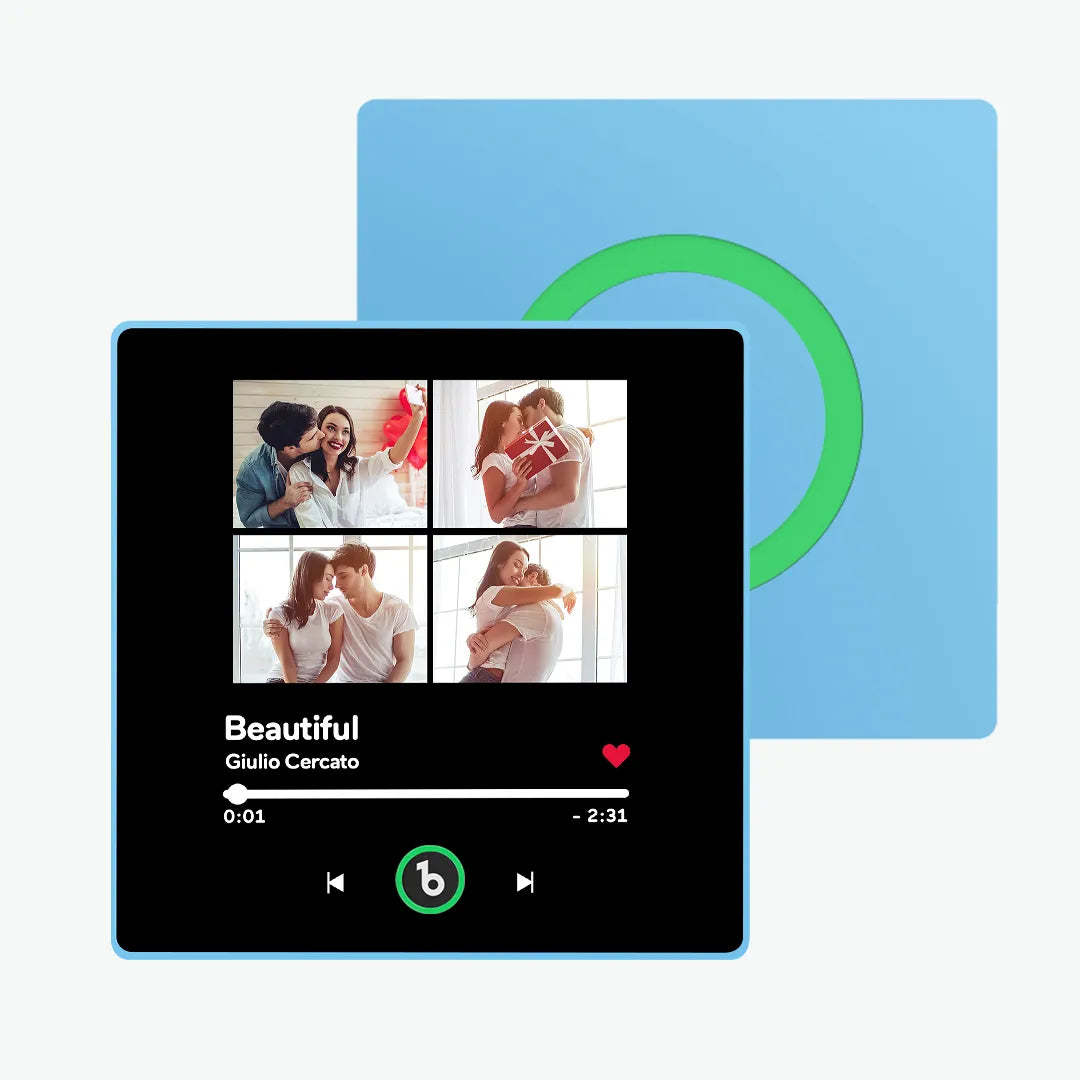 Magnete Da Frigorifero Musicale Personalizzato Per La Festa Del Papà, Album Con Cornice Colorata, Adesivo Da Parete Con Foto Musicale, Movimento Musicale Riproducibile, Regalo - mymoonlampit