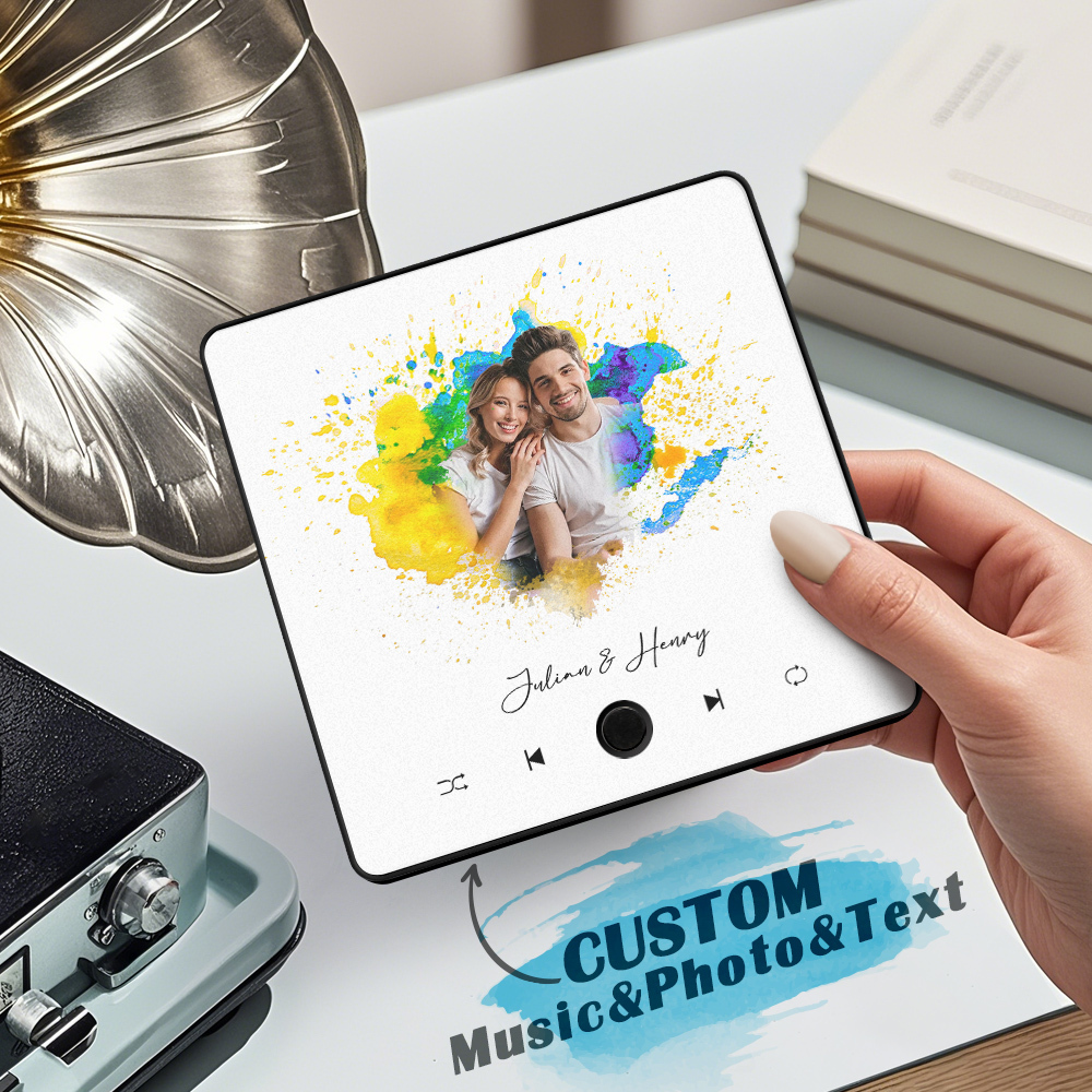 Magnete Per Frigorifero Con Album Personalizzato Il Magnete Per Frigorifero Con Musica Personalizzata Può Riprodurre Brani E Regolare Il Volume - mymoonlampit