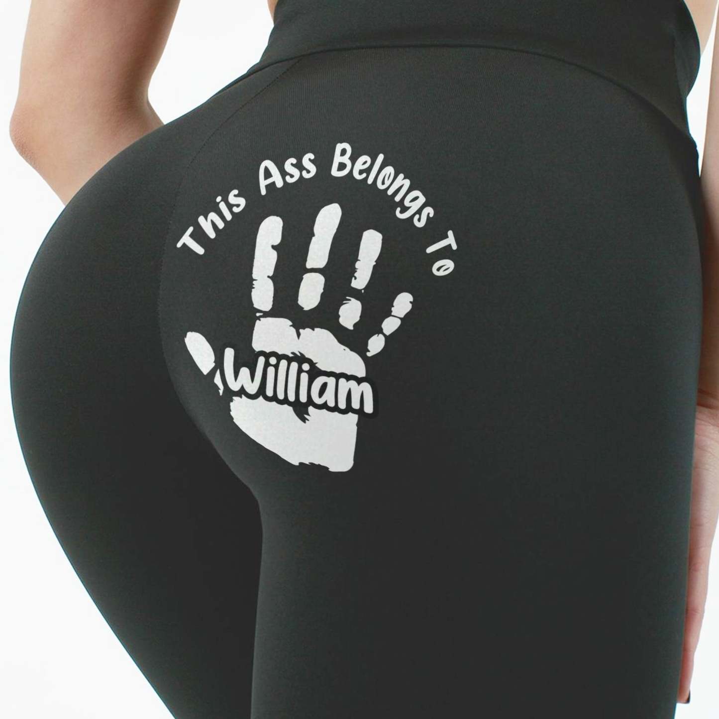 Questo A$$ Appartiene A - Regali Maliziosi Per Moglie E Fidanzata - Leggings Svasati Personalizzati