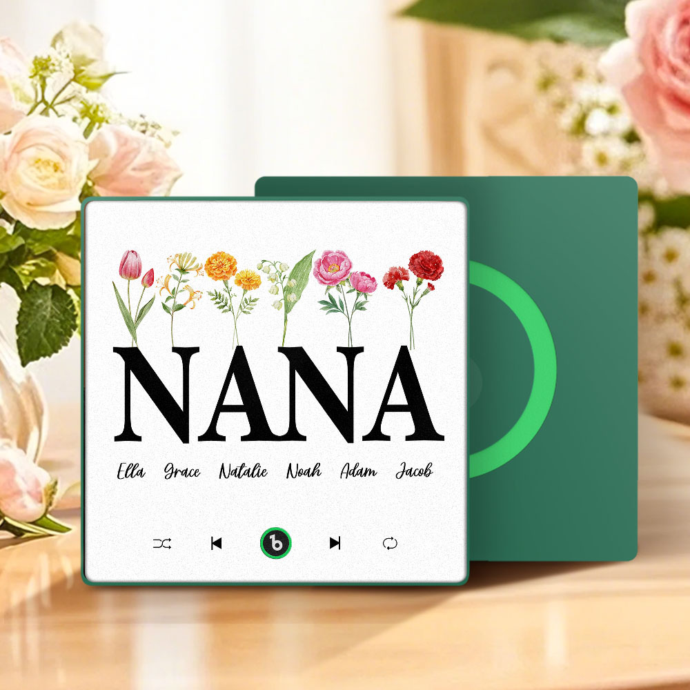 Regalo Per La Festa Della Mamma, Magnete Da Frigorifero Musicale Personalizzato, Album Con Cornice Colorata, Adesivo Da Parete Con Foto Musicale, Può Riprodurre Canzoni, Regalo Per La Mamma - mymoonlampit
