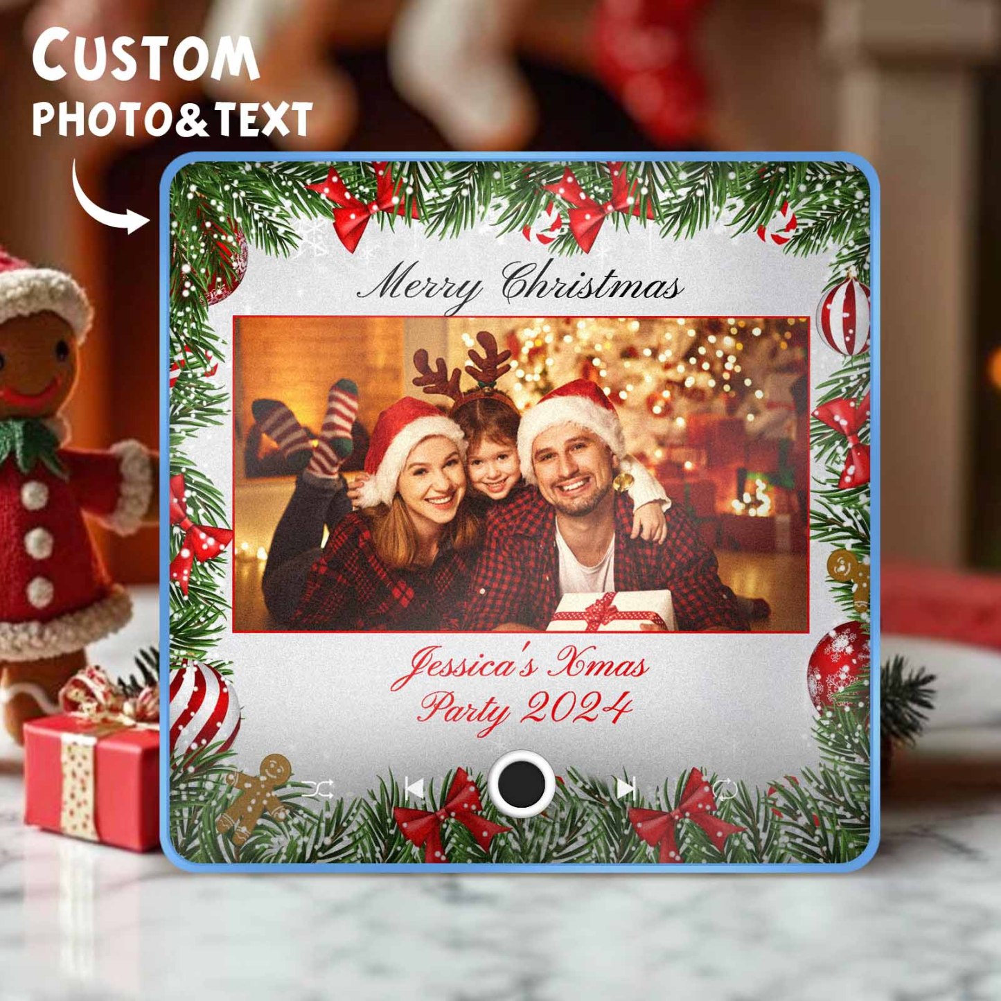 Magnete Da Frigorifero Con Musica Personalizzata Festa Di Natale I Magneti Musicali Personalizzati Possono Riprodurre Brani Regali Di Natale Regali Di Famiglia - mymoonlampit