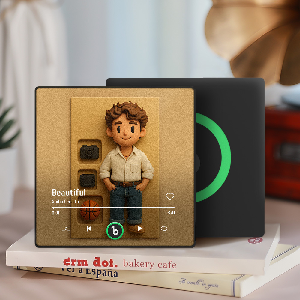 Ritratti Di Action Figure Personalizzate A Figura Intera, Magneti Per Frigorifero Musicali, Cornice Per Foto Personalizzata In Stile Argilla