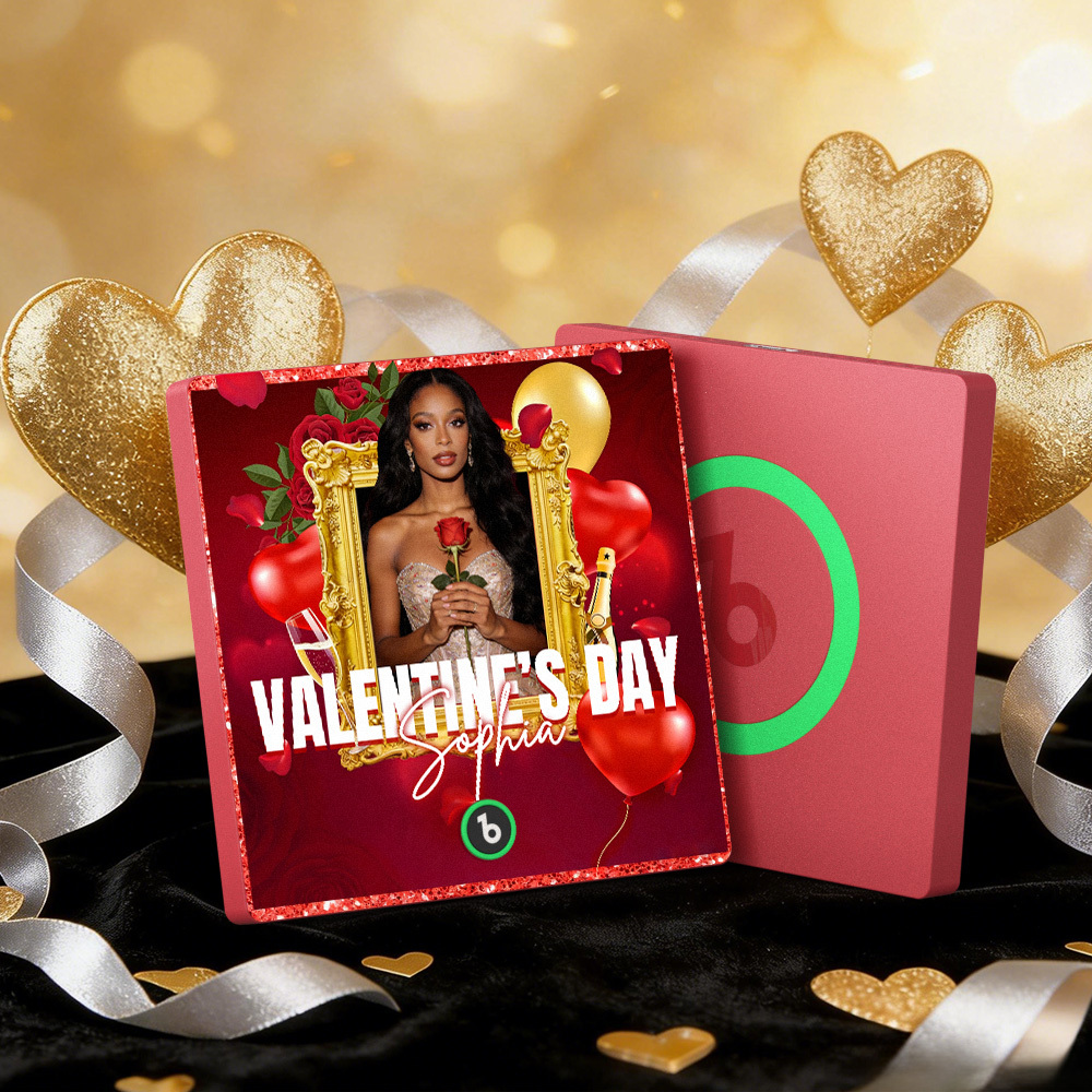 Magneti Da Frigorifero Musicali Personalizzati, Cornice Colorata, Album, Magnete Da Frigorifero, Può Riprodurre Canzoni, Cuore E Palloncino, Regalo Di San Valentino - mymoonlampit