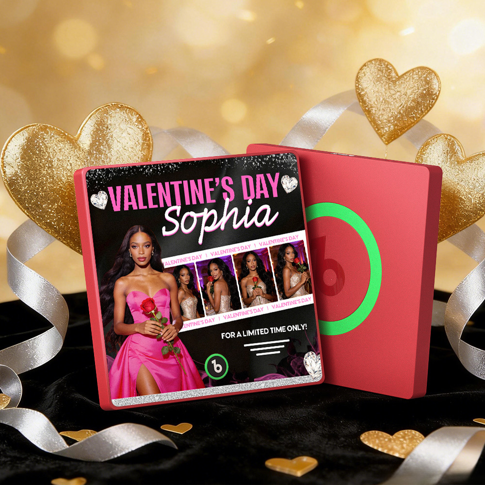 Magneti Da Frigorifero Musicali Personalizzati, Cornice Colorata, Album, Magnete Da Frigorifero, Può Riprodurre Canzoni, Regalo Di San Valentino - mymoonlampit