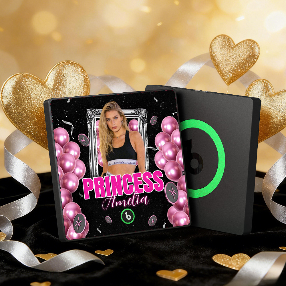 Magneti Da Frigorifero Musicali Personalizzati In Stile Principessa, Con Cornice Colorata, Album, Possono Riprodurre Canzoni, Regalo