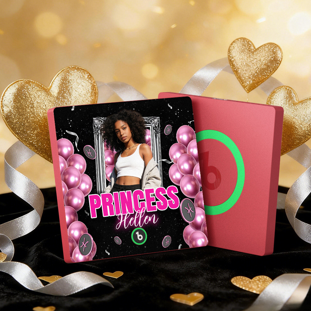 Magneti Da Frigorifero Musicali Personalizzati, Cornice Colorata, Album, Magnete Da Frigorifero, Può Riprodurre Canzoni, Cuore E Palloncino, Regalo Di San Valentino - mymoonlampit