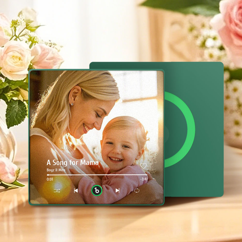 Regalo Per La Festa Della Mamma, Magnete Per Frigorifero Musicale, Nuovo Adesivo Fotografico Da Parete Con Aggiornamento 4.0, Che Riproduce Musica Senza Telefono Cellulare, Stili Multipli, Regalo Per La Mamma - mymoonlampit