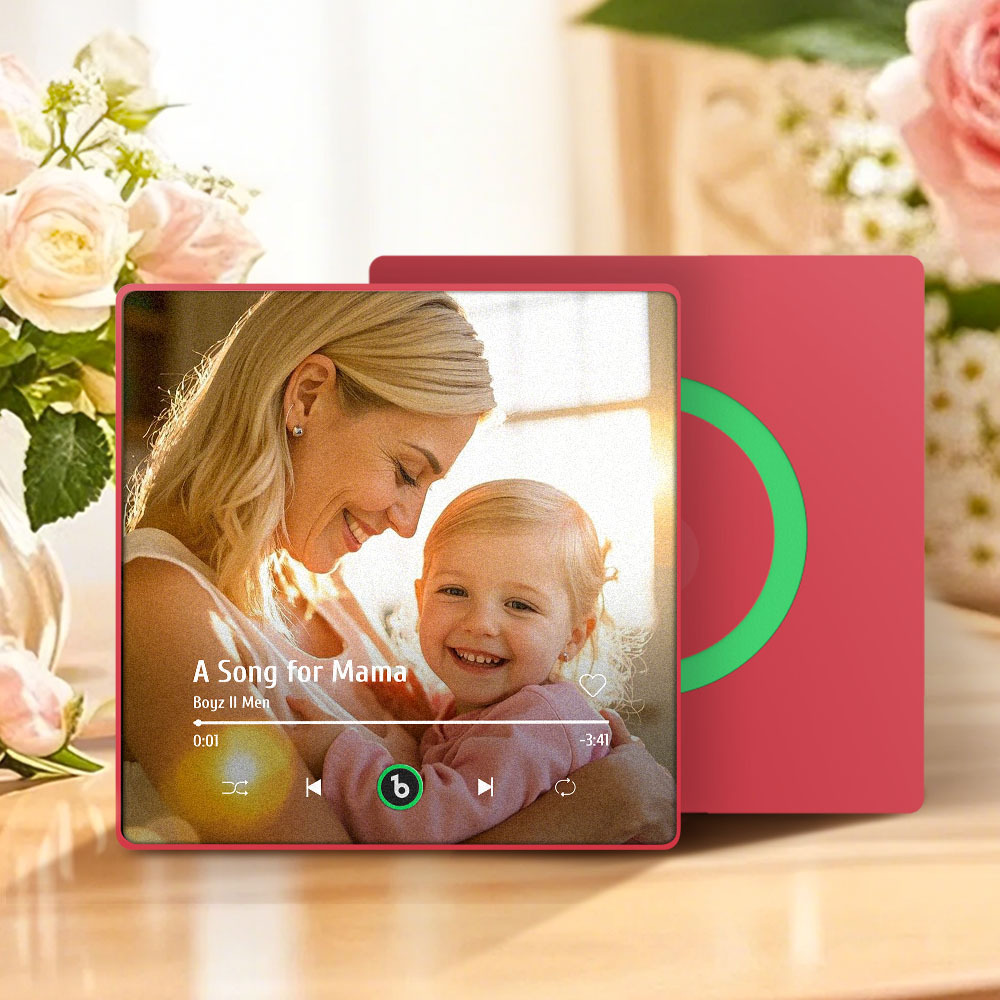 Regalo Per La Festa Della Mamma, Magnete Per Frigorifero Musicale, Nuovo Adesivo Fotografico Da Parete Con Aggiornamento 4.0, Che Riproduce Musica Senza Telefono Cellulare, Stili Multipli, Regalo Per La Mamma - mymoonlampit