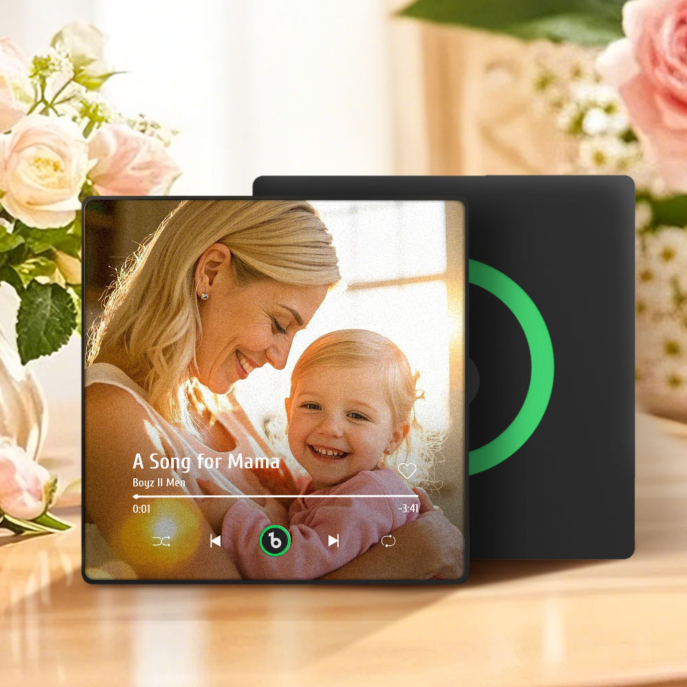 Regalo Per La Festa Della Mamma, Magnete Per Frigorifero Musicale, Nuovo Adesivo Fotografico Da Parete Con Aggiornamento 4.0, Che Riproduce Musica Senza Telefono Cellulare, Stili Multipli, Regalo Per La Mamma - mymoonlampit