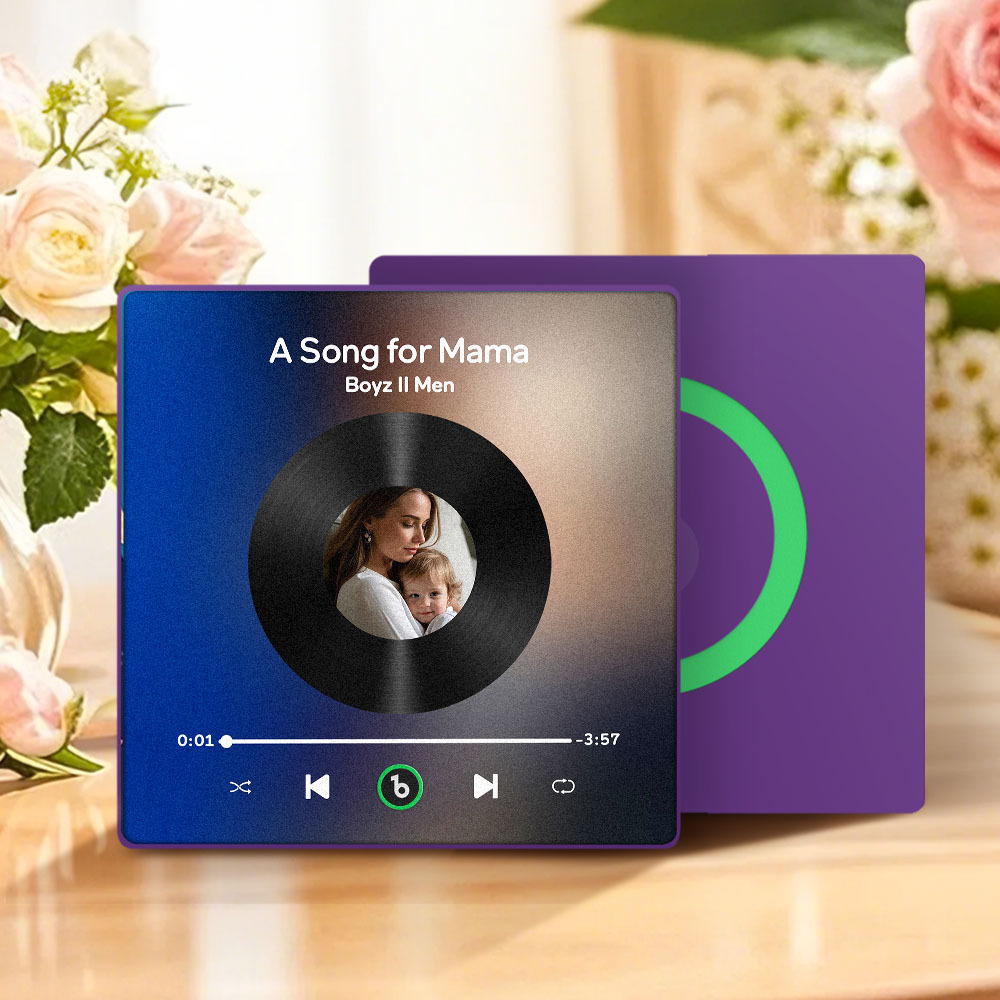 Regalo Per La Festa Della Mamma, Magnete Per Frigorifero Musicale, Nuovo Adesivo Fotografico Da Parete Con Aggiornamento 4.0, Che Riproduce Musica Senza Telefono Cellulare, Stili Multipli, Regalo Per La Mamma - mymoonlampit
