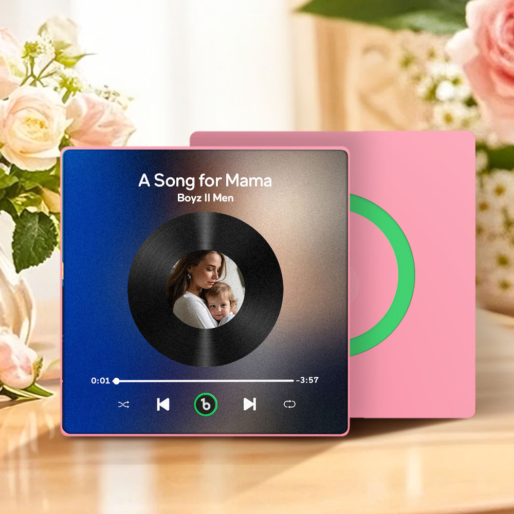 Regalo Per La Festa Della Mamma, Magnete Per Frigorifero Musicale, Nuovo Adesivo Fotografico Da Parete Con Aggiornamento 4.0, Che Riproduce Musica Senza Telefono Cellulare, Stili Multipli, Regalo Per La Mamma - mymoonlampit