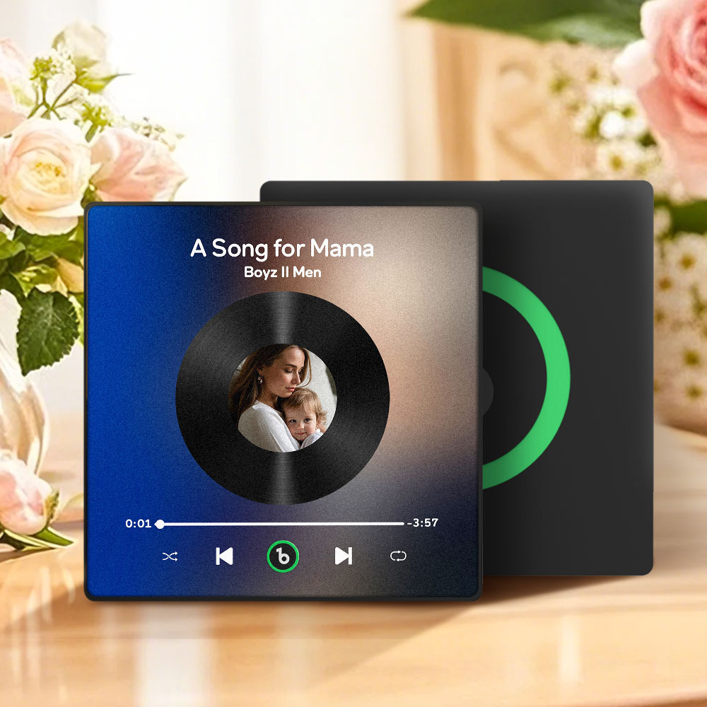Regalo Per La Festa Della Mamma, Magnete Per Frigorifero Musicale, Nuovo Adesivo Fotografico Da Parete Con Aggiornamento 4.0, Che Riproduce Musica Senza Telefono Cellulare, Stili Multipli, Regalo Per La Mamma - mymoonlampit