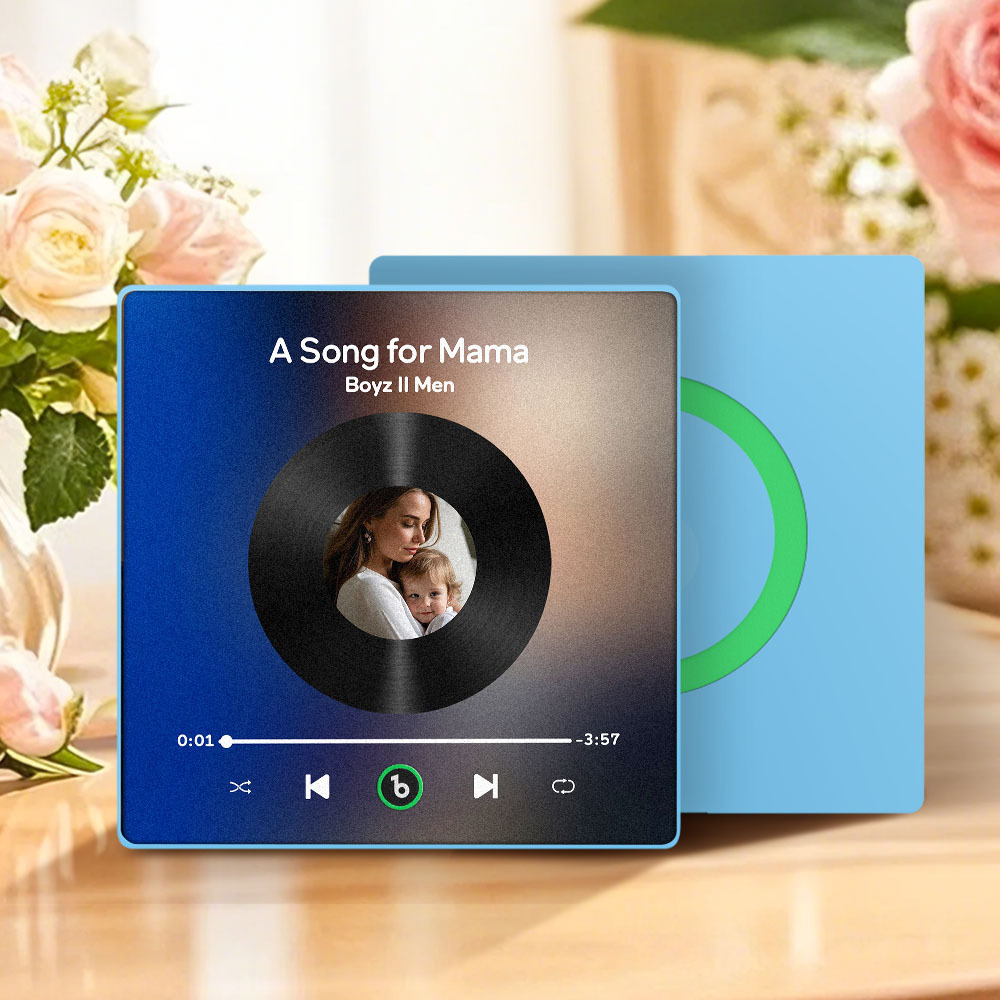 Regalo Per La Festa Della Mamma, Magnete Per Frigorifero Musicale, Nuovo Adesivo Fotografico Da Parete Con Aggiornamento 4.0, Che Riproduce Musica Senza Telefono Cellulare, Stili Multipli, Regalo Per La Mamma - mymoonlampit