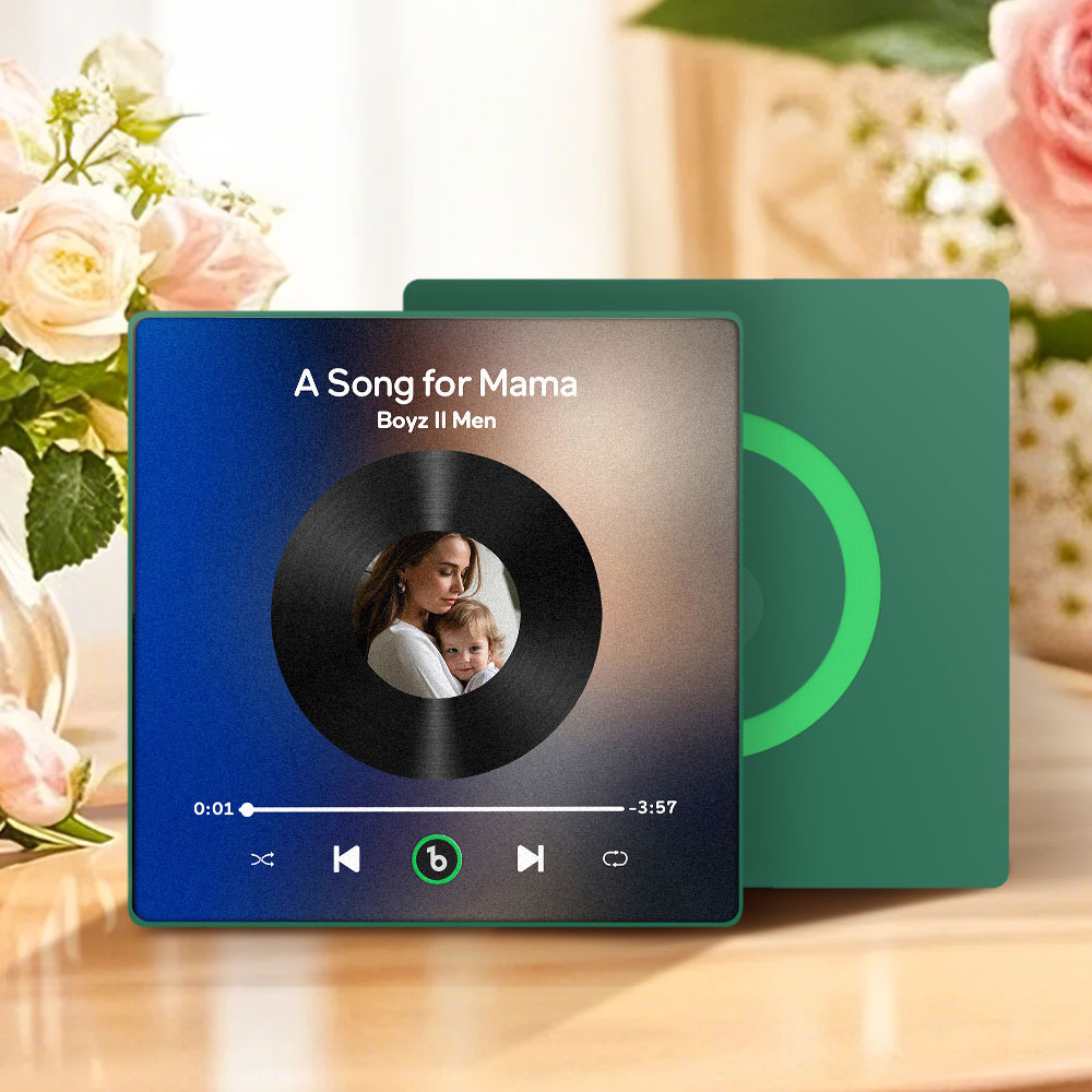 Regalo Per La Festa Della Mamma, Magnete Per Frigorifero Musicale, Nuovo Adesivo Fotografico Da Parete Con Aggiornamento 4.0, Che Riproduce Musica Senza Telefono Cellulare, Stili Multipli, Regalo Per La Mamma - mymoonlampit