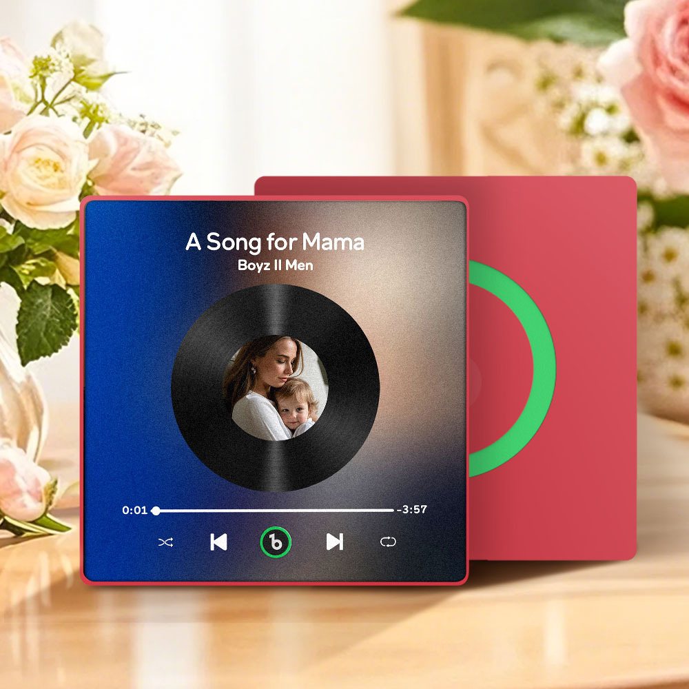 Regalo Per La Festa Della Mamma, Magnete Per Frigorifero Musicale, Nuovo Adesivo Fotografico Da Parete Con Aggiornamento 4.0, Che Riproduce Musica Senza Telefono Cellulare, Stili Multipli, Regalo Per La Mamma - mymoonlampit