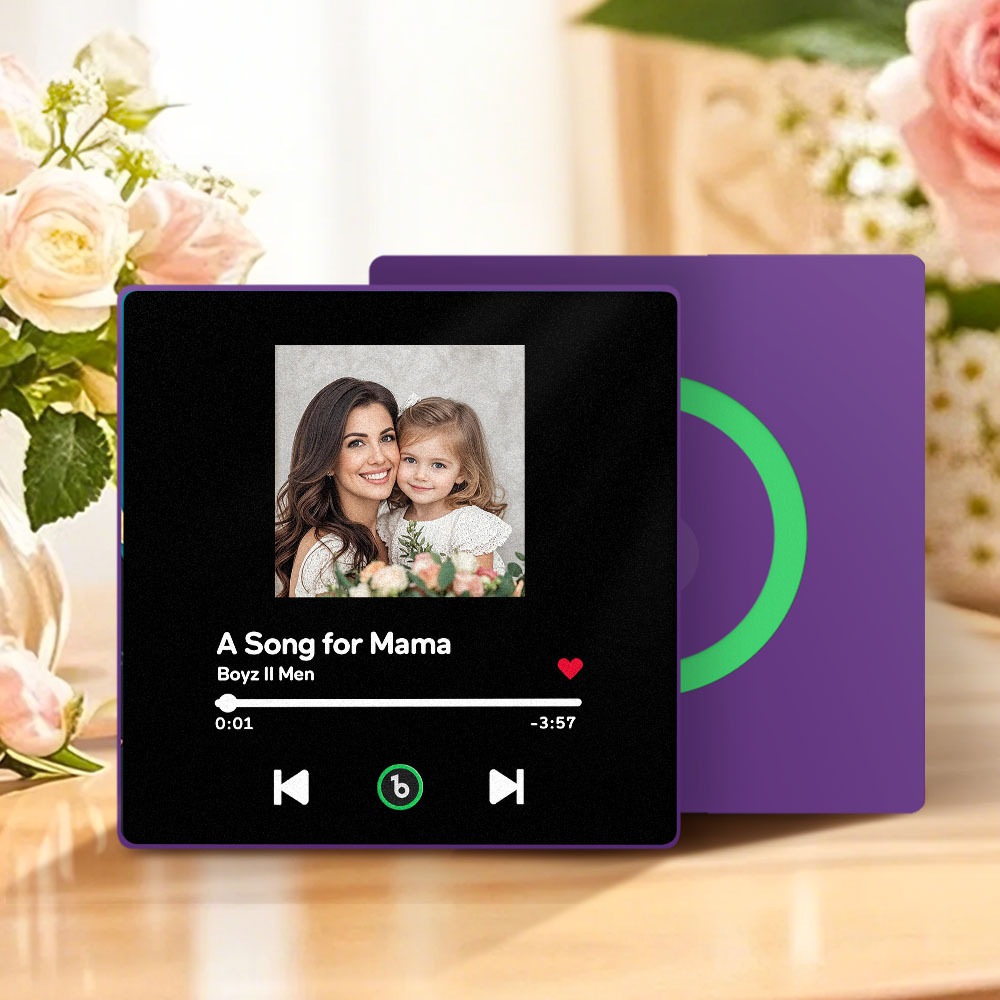 Regalo Per La Festa Della Mamma, Magnete Per Frigorifero Musicale, Nuovo Adesivo Fotografico Da Parete Con Aggiornamento 4.0, Che Riproduce Musica Senza Telefono Cellulare, Stili Multipli, Regalo Per La Mamma - mymoonlampit