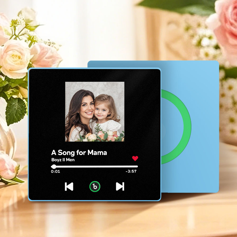 Regalo Per La Festa Della Mamma, Magnete Per Frigorifero Musicale, Nuovo Adesivo Fotografico Da Parete Con Aggiornamento 4.0, Che Riproduce Musica Senza Telefono Cellulare, Stili Multipli, Regalo Per La Mamma - mymoonlampit