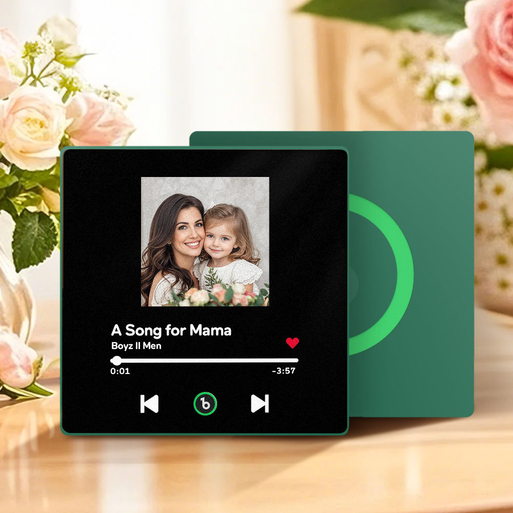 Regalo Per La Festa Della Mamma, Magnete Per Frigorifero Musicale, Nuovo Adesivo Fotografico Da Parete Con Aggiornamento 4.0, Che Riproduce Musica Senza Telefono Cellulare, Stili Multipli, Regalo Per La Mamma - mymoonlampit